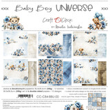 Craft O'Clock Baby Boy Universe 12x12 Inch Paper Set (CC-C84-BBU-00)