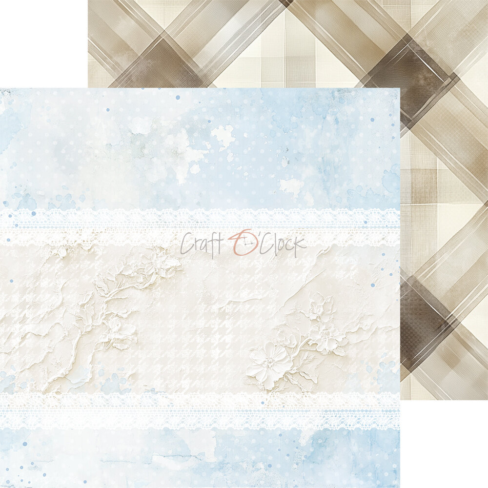 Craft O'Clock Baby Boy Universe 8x8 Inch Basic Papers Set (CC-C84-BBU-08)