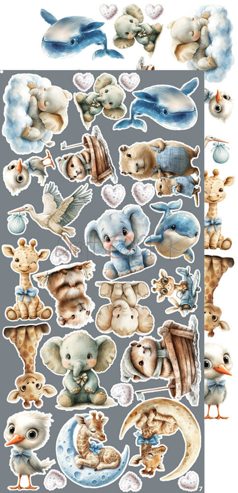 Craft O'Clock Baby Boy Universe Extras Set Flowers & More (CC-C84-BBU-11)