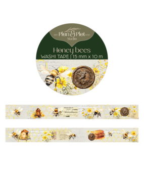 Plan & Plot Studio Honey Bees Washi Tape 15mm