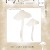 Tracy Evans Fungi 4x4 Inch Snippet Stencil (SS035)