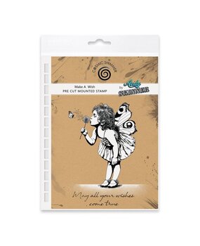 Cosmic Shimmer Andy Skinner Pre Cut Rubber Stamp Make a Wish (07-0080-AS)