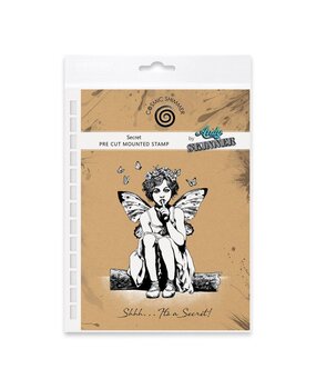 Cosmic Shimmer Andy Skinner Pre Cut Rubber Stamp Secret (07-0081-AS)