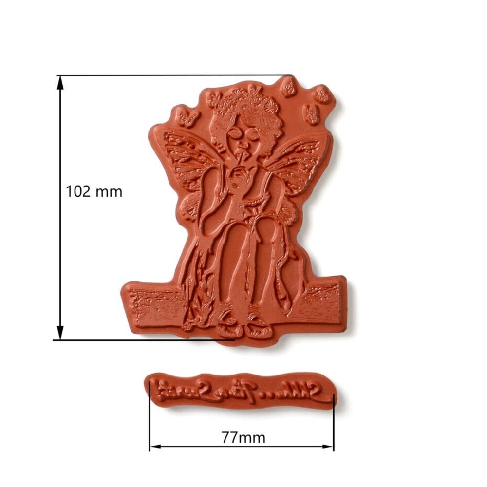 Cosmic Shimmer Andy Skinner Pre Cut Rubber Stamp Secret (07-0081-AS)