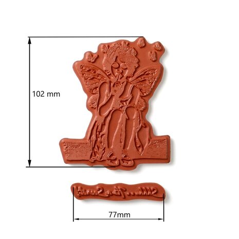 Cosmic Shimmer Andy Skinner Pre Cut Rubber Stamp Secret (07-0081-AS)