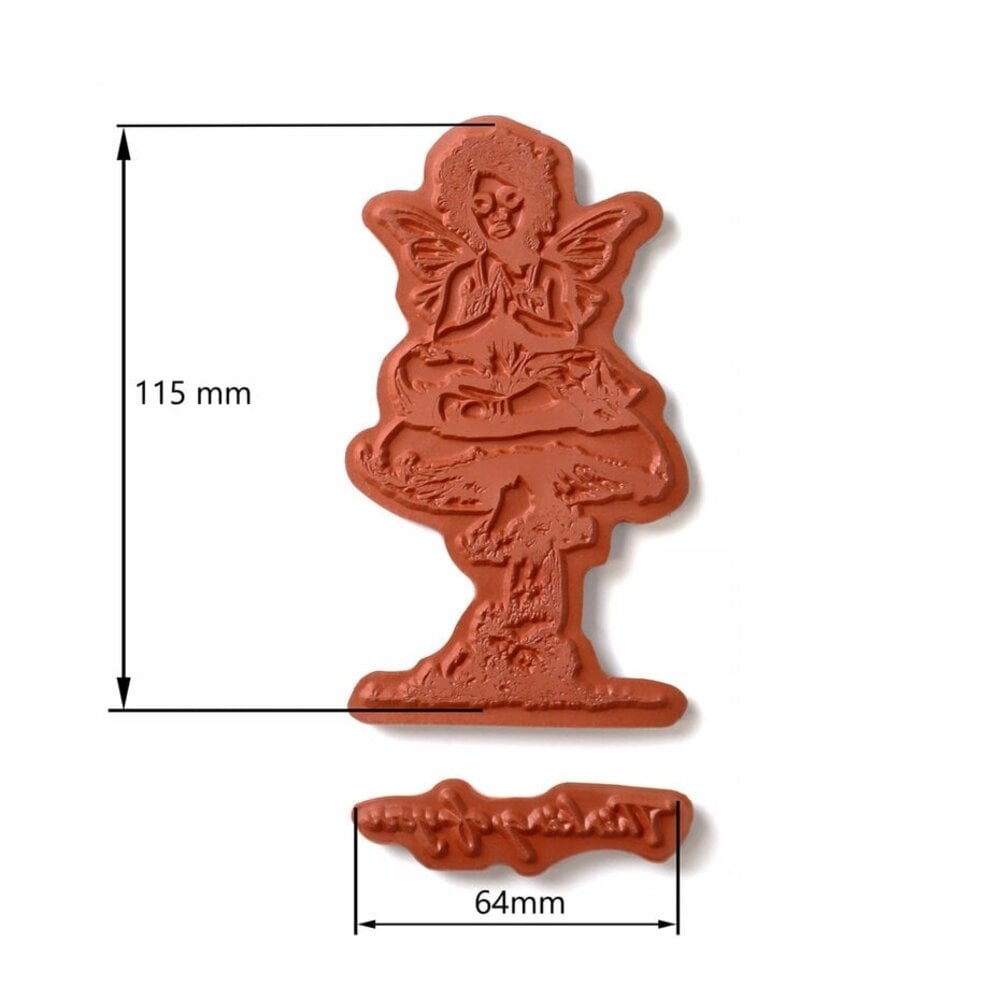 Cosmic Shimmer Andy Skinner Pre Cut Rubber Stamp Thinking of You (07-0082-AS)