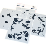 Pinkfresh Studio Artful Foundations Stencil Wild Meadow Wreath (311025)