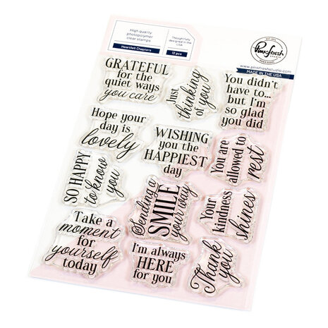 Pinkfresh Studio Artful Foundations Stamp Heartfelt Chapters (310025)