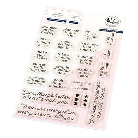 Pinkfresh Studio Artful Foundations Stamp Little Things With You (310225)