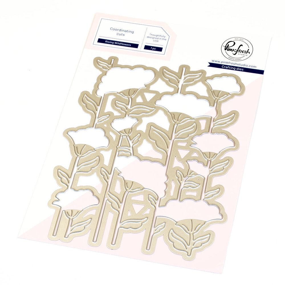 Pinkfresh Studio Artful Foundations Die Rising Wildflowers (309425)