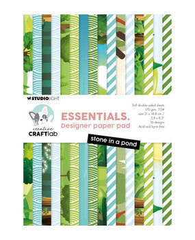 Creative Craftlab PRE-ORDER Essentials Stone in a Pond A5 Paper Pad (CCL-ES-DPP428)
