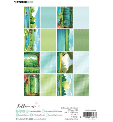 Creative Craftlab Essentials Stone in a Pond A5 Paper Pad (CCL-ES-DPP428)