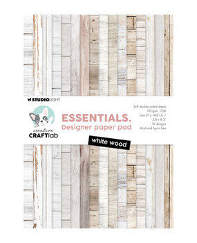 Creative Craftlab PRE-ORDER Essentials White Wood A5 Paper Pad (CCL-ES-DPP430)