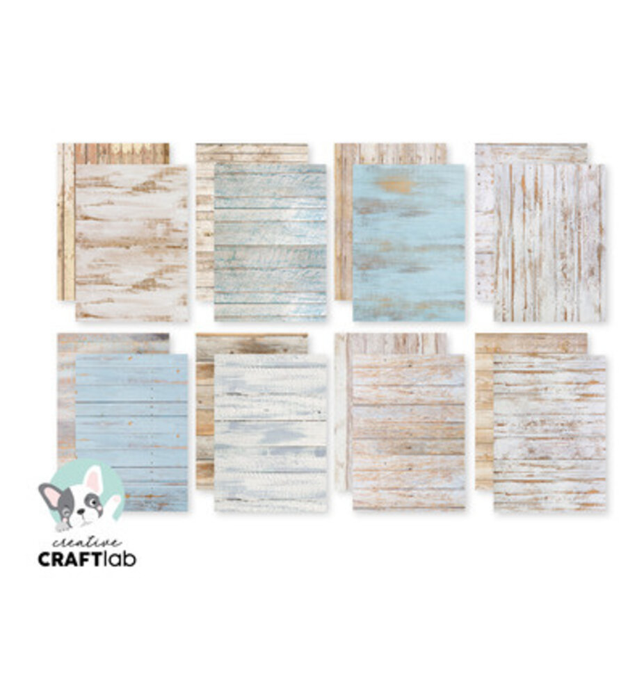 Creative Craftlab PRE-ORDER Essentials Shabby Wood A5 Paper Pad (CCL-ES-DPP431)