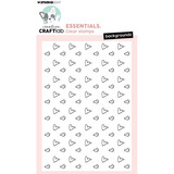 Creative Craftlab PRE-ORDER Essentials Clear Stamp Backgroundz Hearts (CCL-ES-STAMP929)