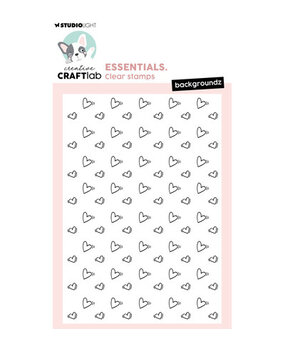 Creative Craftlab Essentials Clear Stamp Backgroundz Hearts (CCL-ES-STAMP929)