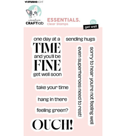 Creative Craftlab Essentials Clear Stamp Get Well (CCL-ES-STAMP930)