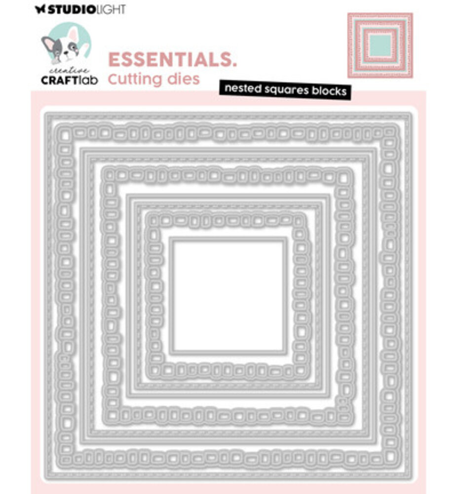 Creative Craftlab Essentials Dies Nested Squares Blocks (CCL-ES-CD1081)
