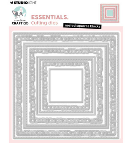 Creative Craftlab Essentials Dies Nested Squares Blocks (CCL-ES-CD1081)