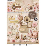 Studio Light PRE-ORDER Teddy's Tea Time A5 Die-Cut Paper Pad (SL-TTT-DCPP421)