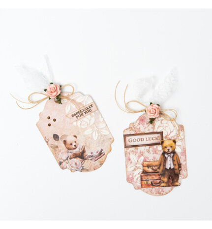 Studio Light PRE-ORDER Teddy's Tea Time ATC Paper Tags (SL-TTT-TAG10)