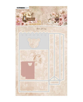 Studio Light PRE-ORDER Teddy's Tea Time Snijmal Bear Gift Bag (SL-TTT-CD1080)