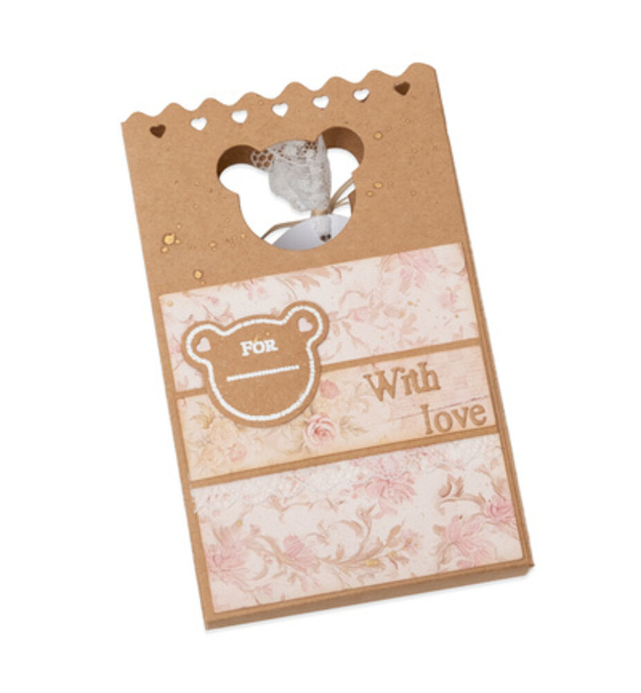Studio Light PRE-ORDER Teddy's Tea Time Snijmal Bear Gift Bag (SL-TTT-CD1080)