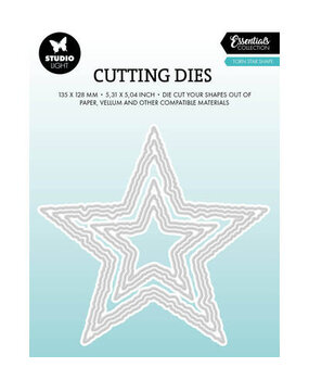 Studio Light PRE-ORDER Essentials Snijmal Torn Edge Star Shape (SL-ES-CD1099)