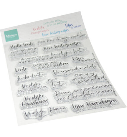 Marianne Design PRE-ORDER Clear Stamps Lentegroetjes (CS1193)