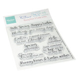 Marianne Design PRE-ORDER Clear Stamps Spring is in the Air (CS1194)