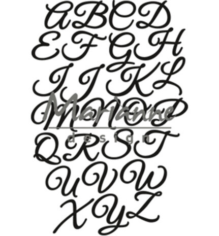 Marianne Design Craftables Classic Alphabet (CR1452)