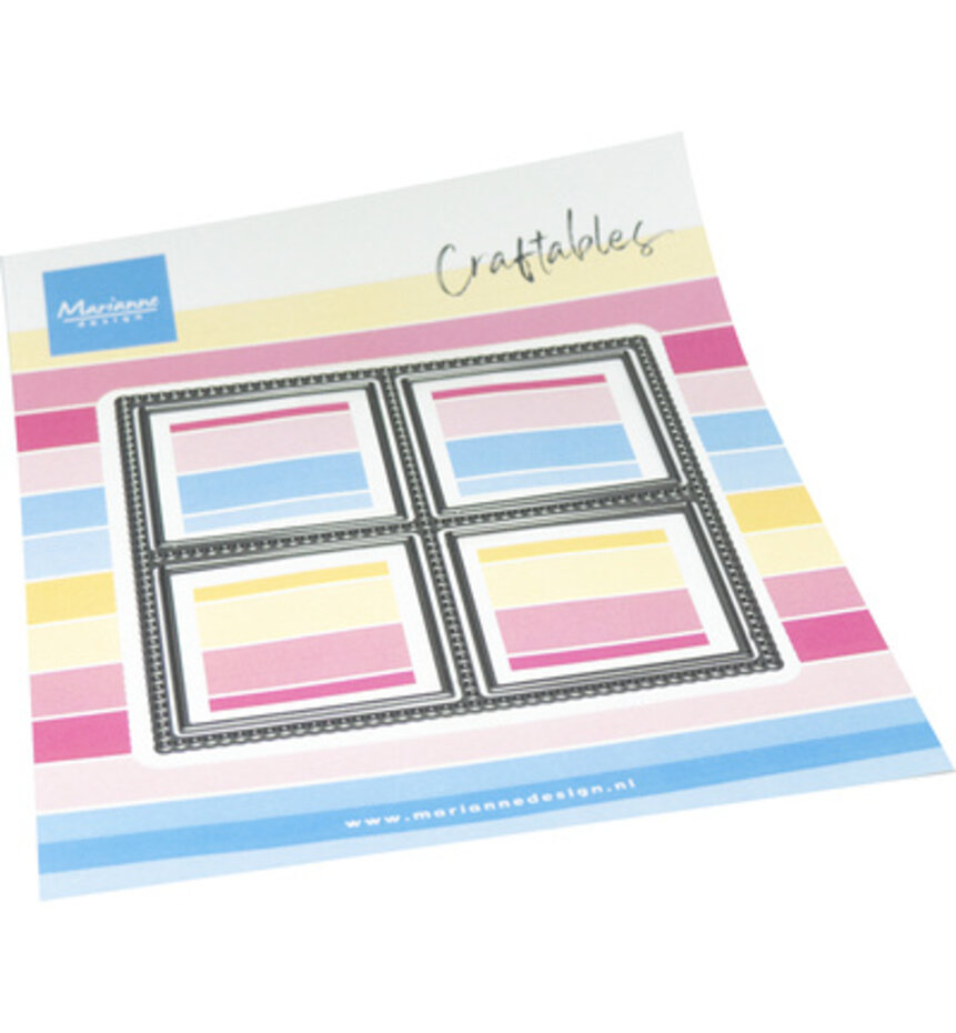 Craftables Sticker Paper Marianne Design Craftables 4 Stamps (CR1723) - Paperpads.nl