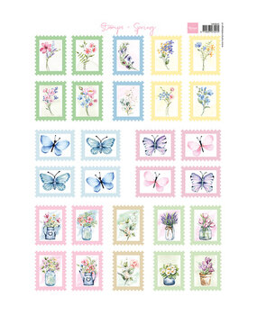 Marianne Design Knipvel A4 Stamp Spring (VK9645)