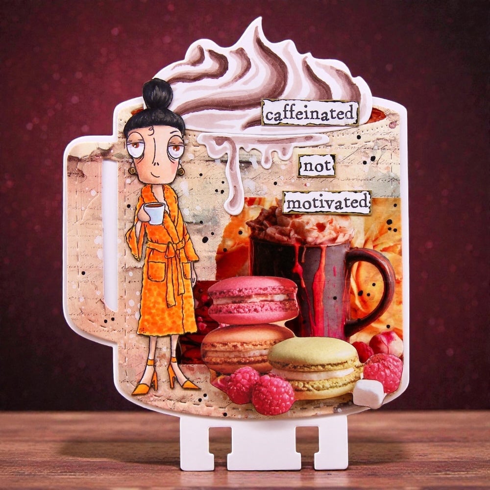 AALL and Create Clear Stamp Set A7 Dee Caffinated (AALL-TP-1365)