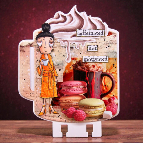 AALL and Create Clear Stamp Set A7 Dee Caffinated (AALL-TP-1365)