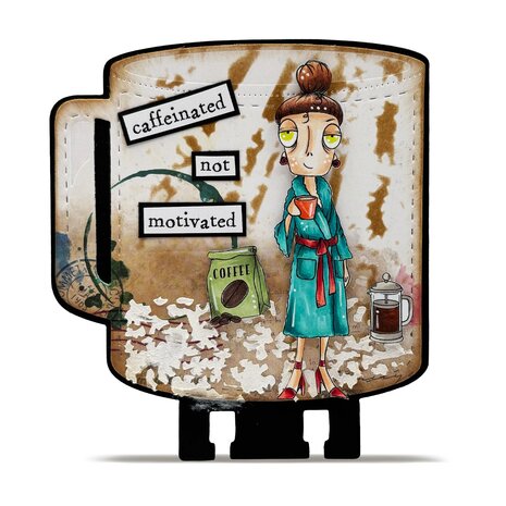 AALL and Create Clear Stamp Set A7 Dee Caffinated (AALL-TP-1365)