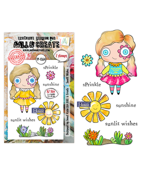 AALL and Create Clear Stamp Set A7 Sunlit Wishes (AALL-TP-1364)