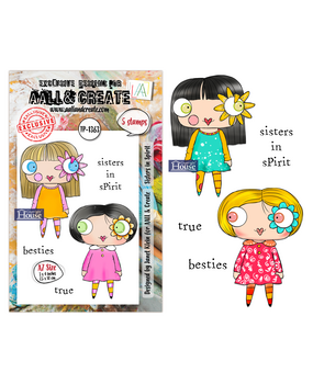 AALL and Create Clear Stamp Set A7 Sisters in Spirit (AALL-TP-1363)
