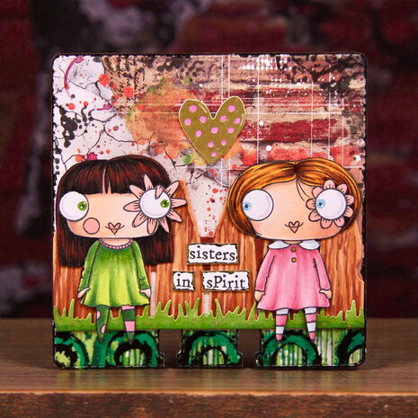 AALL and Create Clear Stamp Set A7 Sisters in Spirit (AALL-TP-1363)