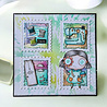 AALL and Create Clear Stamp Set A7 Sew Happy (AALL-TP-1362)