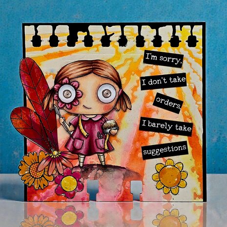 AALL and Create Clear Stamp Set A7 Sew Happy (AALL-TP-1362)