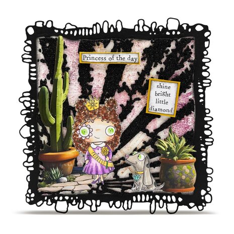 AALL and Create Clear Stamp Set A7 Princess of the Day (AALL-TP-1361)