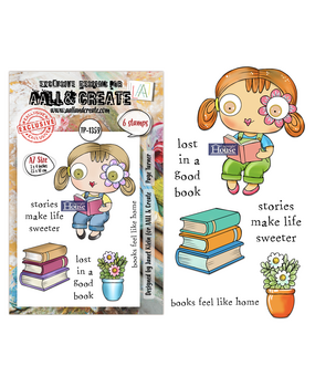AALL and Create Clear Stamp Set A7 Page Turner (AALL-TP-1359)