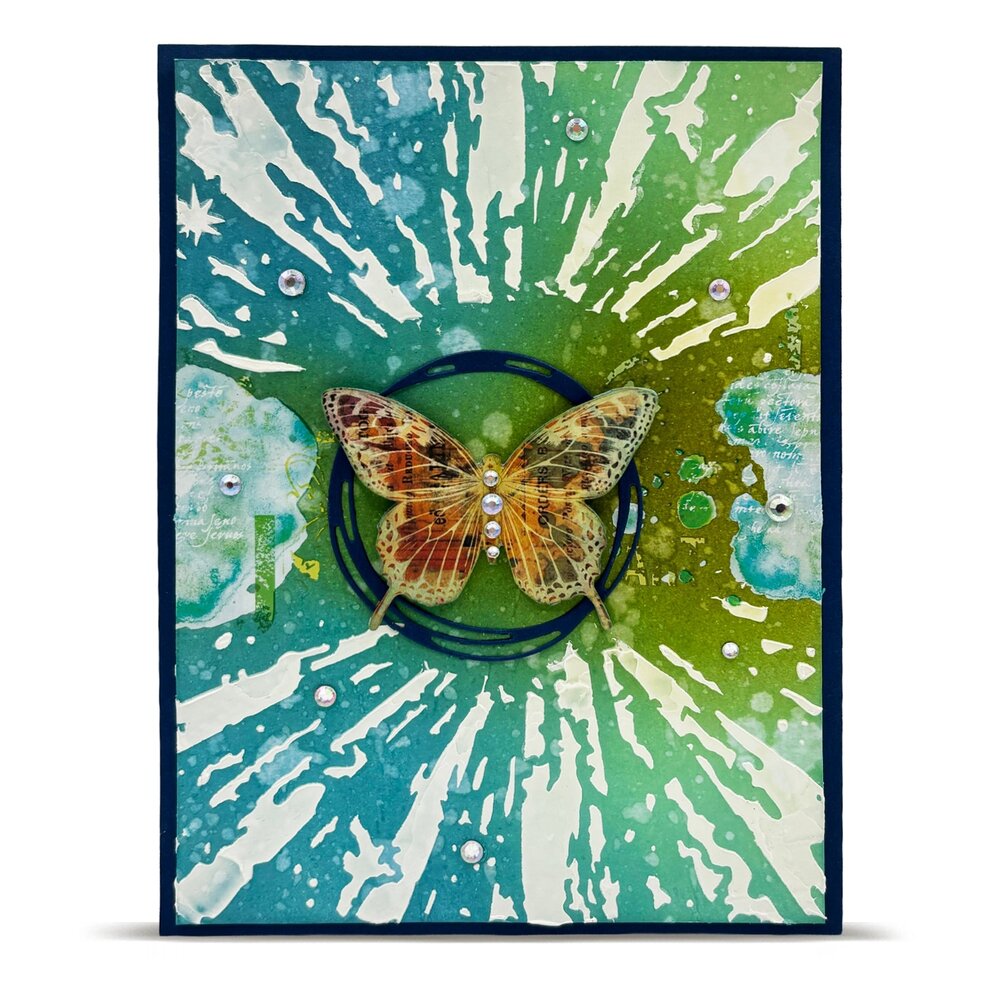 AALL and Create Masking Stencil 6x6 Inch Daybreak Pulse (AALL-PC-259)