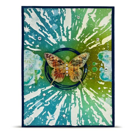 AALL and Create Masking Stencil 6x6 Inch Daybreak Pulse (AALL-PC-259)