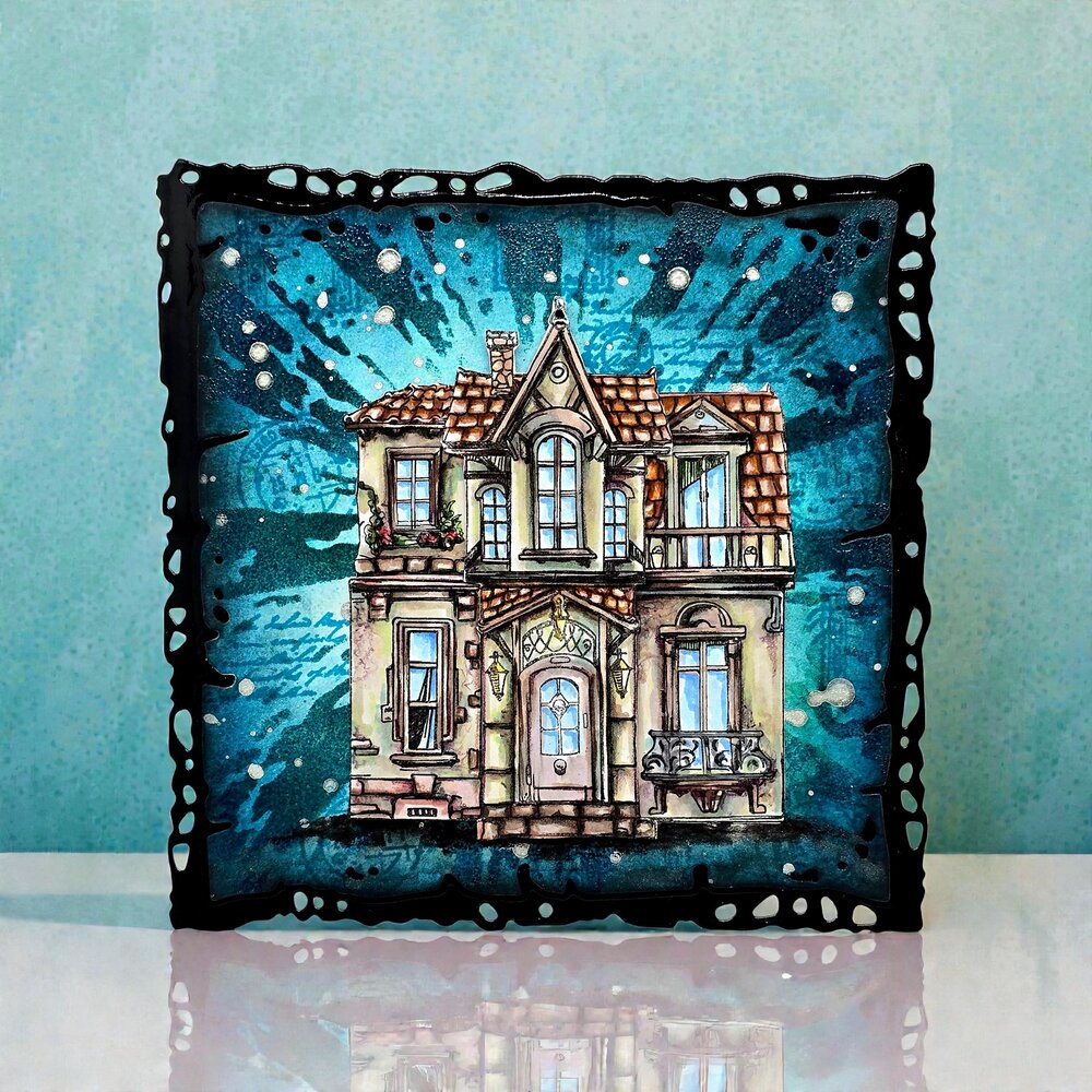 AALL and Create Masking Stencil 6x6 Inch Daybreak Pulse (AALL-PC-259)