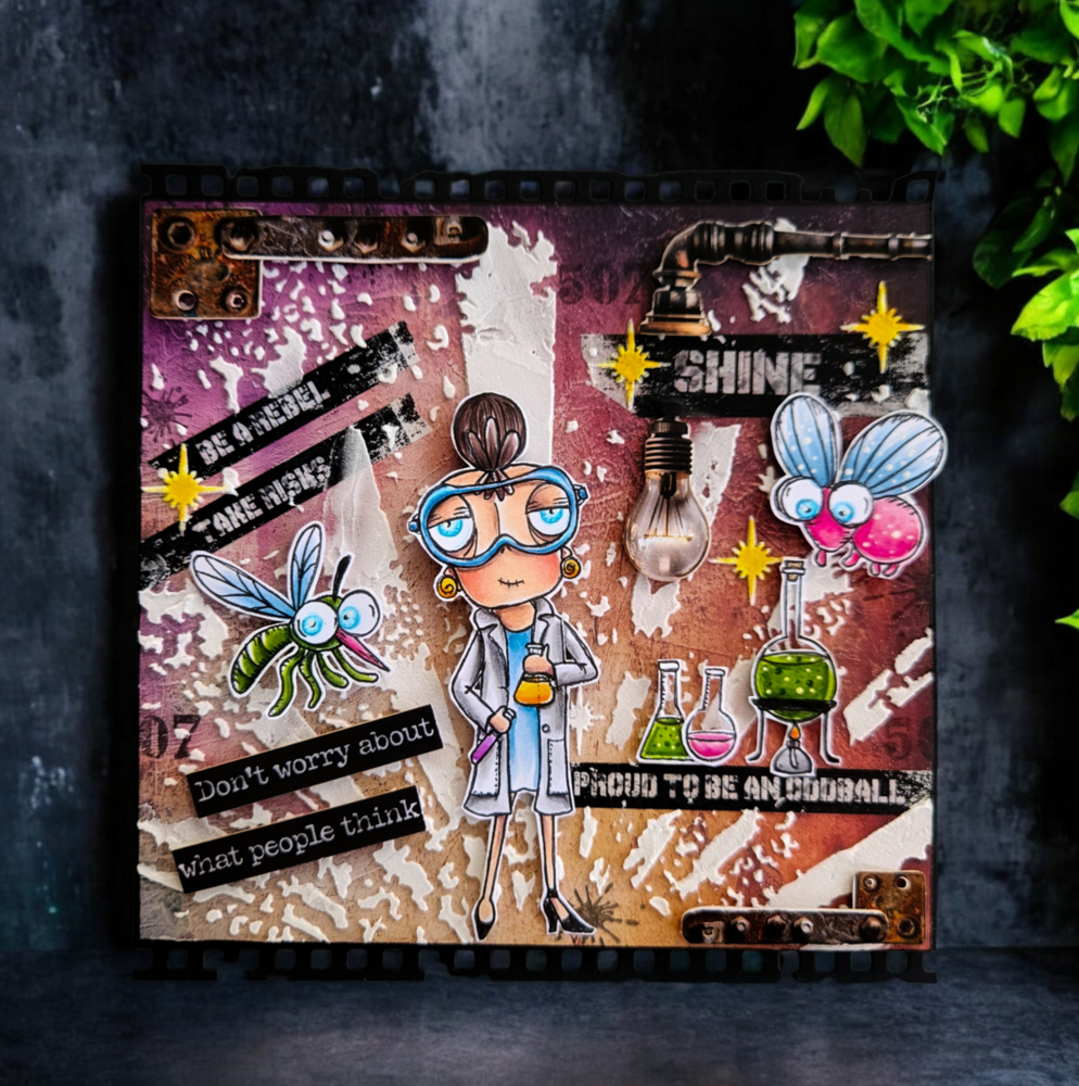 AALL and Create Masking Stencil 6x6 Inch Radiant Rise (AALL-PC-257)