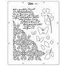 Sizzix 49 & Market A4 Stencils Petal Play (667061)