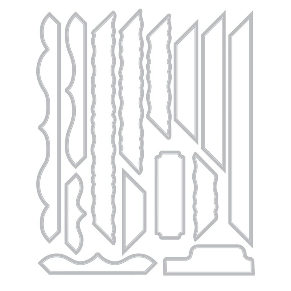 Sizzix 49 & Market Clear Stamps with Framelits Build-A-Frame (667056) Sizzix 49 & Market Clear Stamps with Framelits Build-A-Frame (667056)