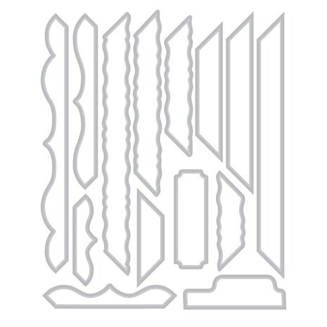 Sizzix 49 & Market Clear Stamps with Framelits Build-A-Frame (667056) Sizzix 49 & Market Clear Stamps with Framelits Build-A-Frame (667056)